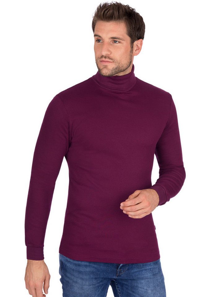 Trigema Rollkragenshirt TRIGEMA Langarm Ski- und Sport-Rollkragenpullover (1-tlg) von Trigema