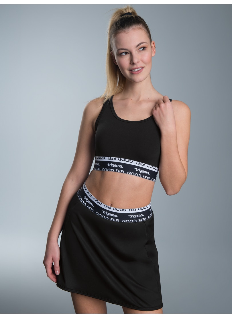 Trigema Sweater "TRIGEMA Sport-Set aus Sport-Bustier und Skort" von Trigema