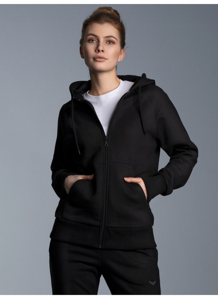 Trigema Sweatjacke TRIGEMA Sweatjacke mit Kapuze (1-tlg) von Trigema