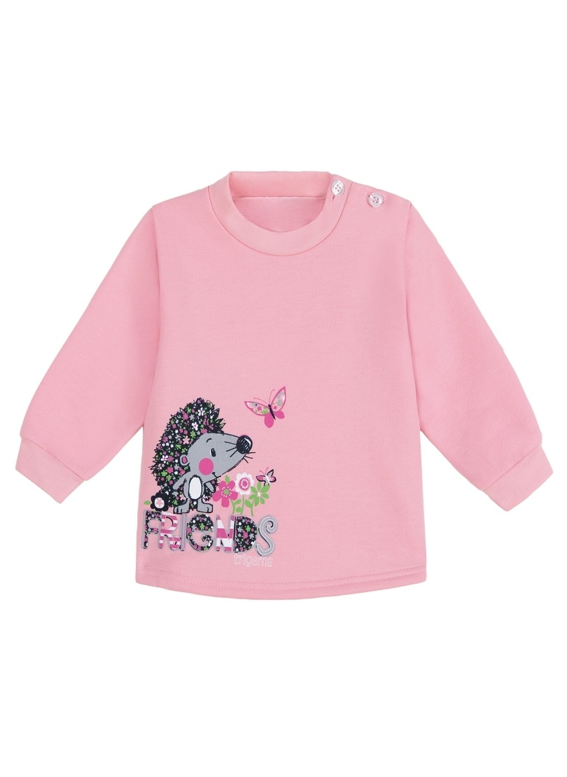 Trigema Sweatshirt "TRIGEMA Kinder Sweatshirt mit niedlichem Igel-Motiv" von Trigema