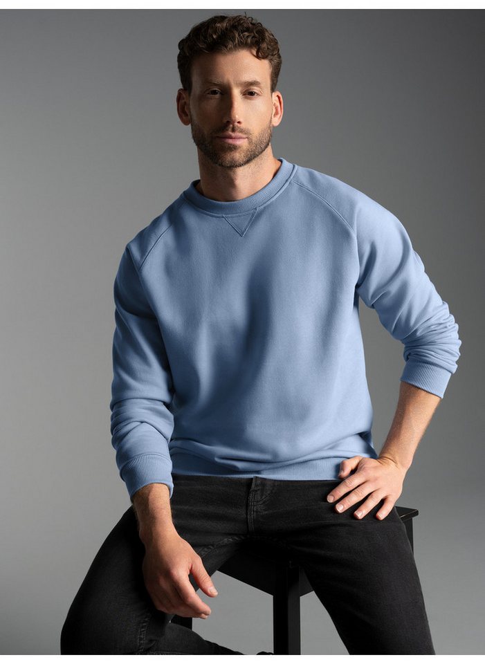 Trigema Sweatshirt TRIGEMA Sweatshirt mit angerauter Innenseite von Trigema