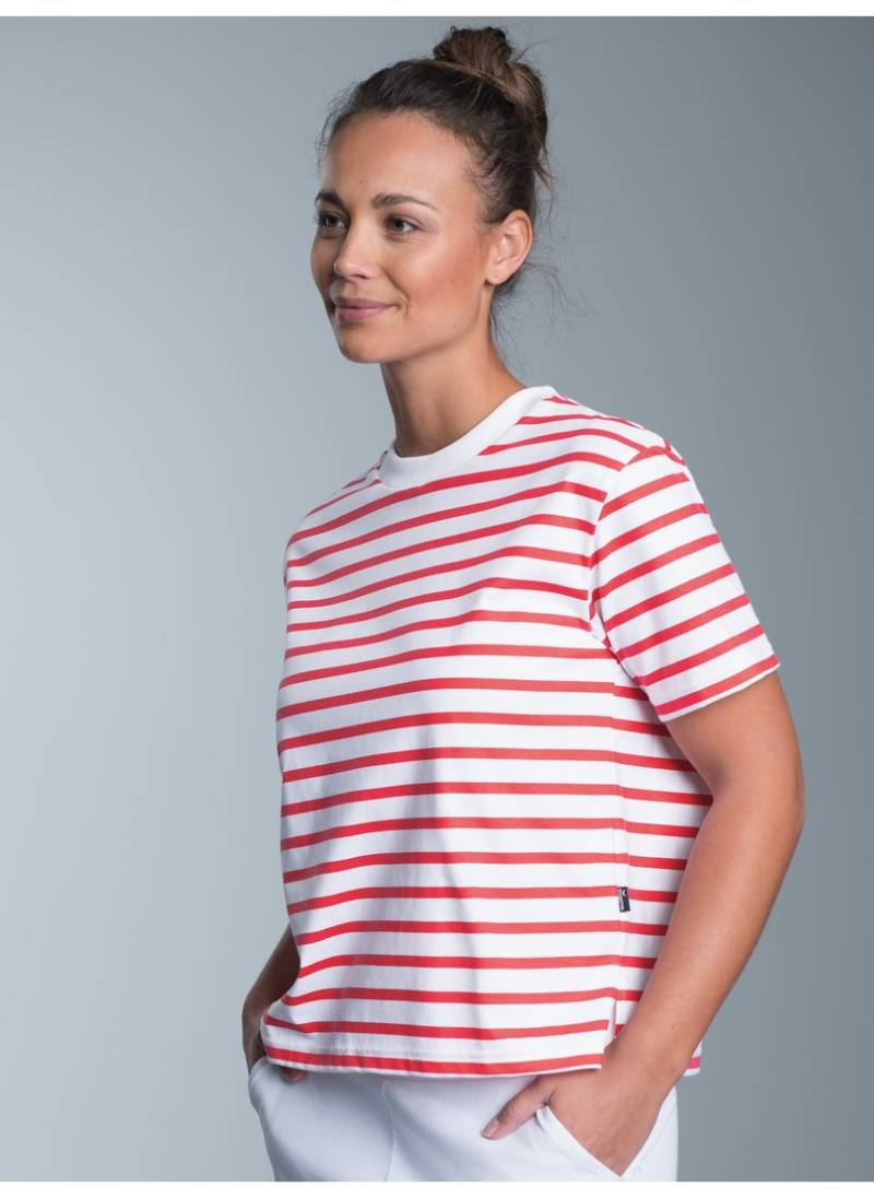 Trigema T-Shirt "TRIGEMA Cropped T-Shirt mit Ringelmuster" 1 Stk. tlg. von Trigema