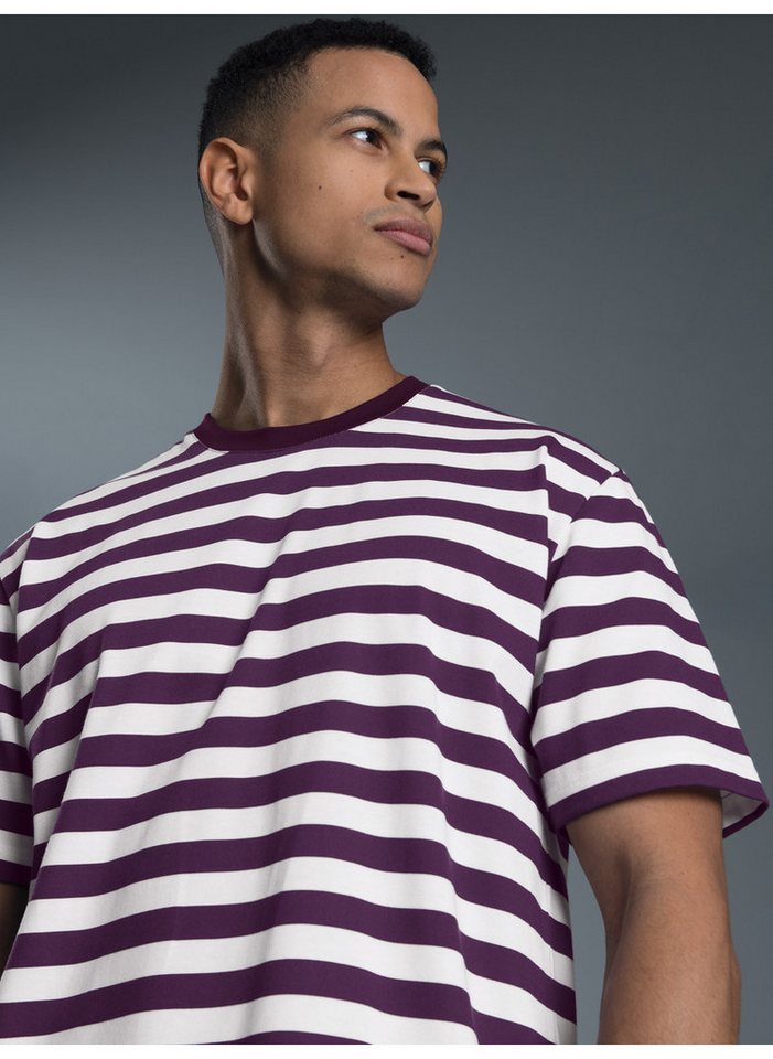 Trigema T-Shirt TRIGEMA Heavy T-Shirt mit Ringelmuster (1-tlg) von Trigema