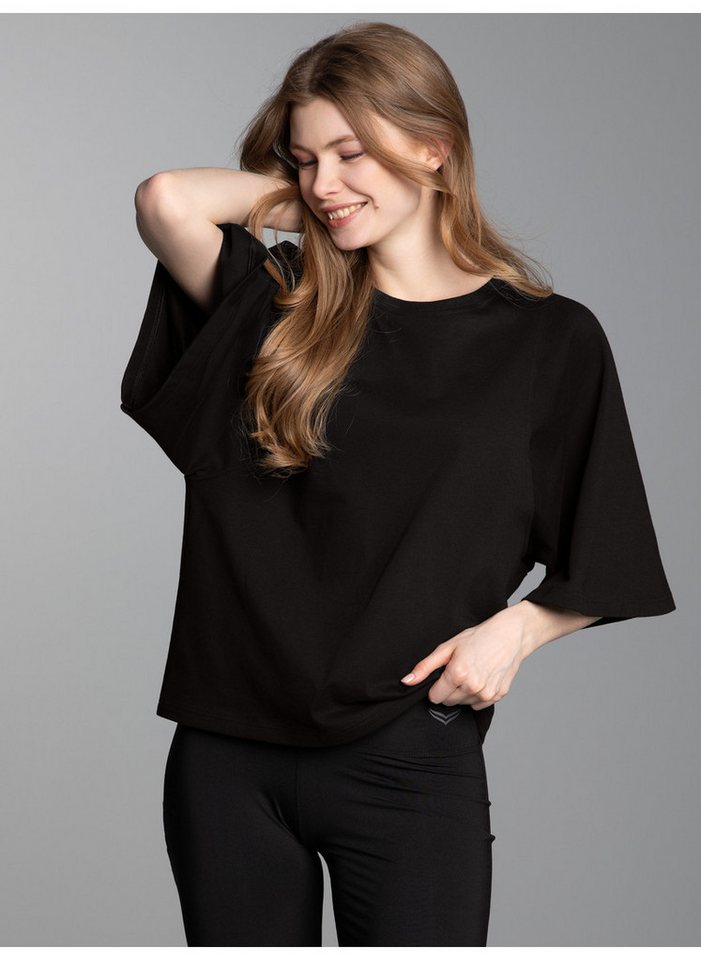 Trigema T-Shirt TRIGEMA Oversized T-Shirt mit weiten Ärmeln (1-tlg) von Trigema