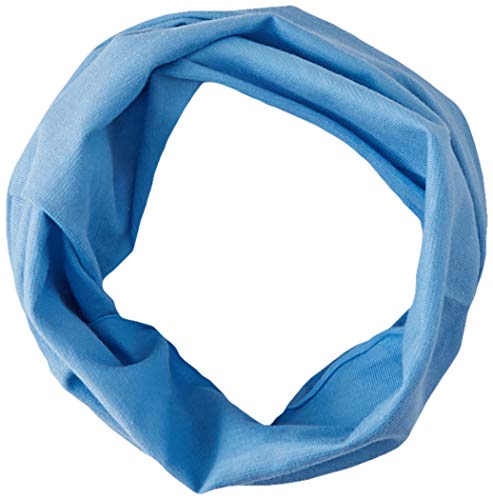 Trigema Unisex Kinder Loop Mund-Nasenbedeckung (wiederverwendbar) im 5er-Pack 634000 Mode-Schal, Ice-Blue, Größe 1 (30cm hoch, 21cm breit) von Trigema