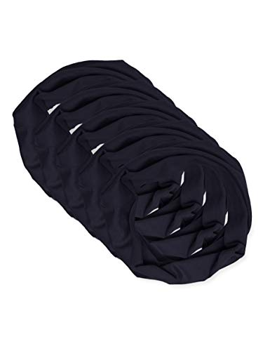 Trigema Unisex Loop Mund-Nasenbedeckung (wiederverwendbar) im 5er-Pack 634000 Mode-Schal, Navy, Größe 2 für Erwachsene (42cm hoch, 23cm breit) von Trigema