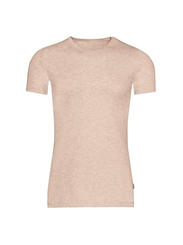 trigema Damen 502201 T-Shirt, Sand-Melange, X-Small von Trigema