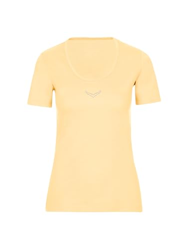 trigema Damen 502211 T-Shirt, Vanille, Small trigema Damen 502211 T-Shirt, Vanille, Small von Trigema