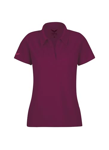 trigema Damen 527612 Polohemd, Sangria, M von Trigema