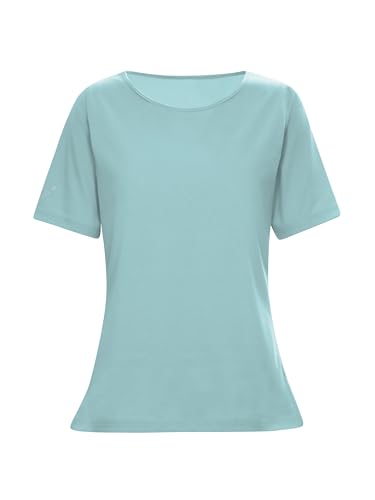 trigema Damen 537211 T-Shirt, Gletscher, Medium von Trigema