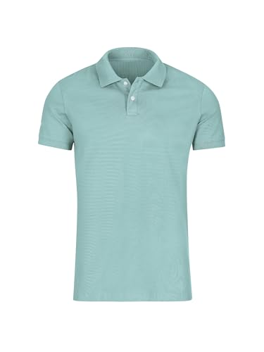 trigema Herren 626601 Polohemd, Gletscher, L von Trigema