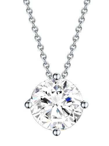 Trilani Damen Ankerkette aus 925/- Sterling Silber mit Zirkonia im Brillantschliff Brautschmuck Halskette für Hochzeit Trilani Damen Ankerkette aus 925/- Sterling Silber mit Zirkonia im Brillantschliff Brautschmuck Halskette für Hochzeit von Trilani