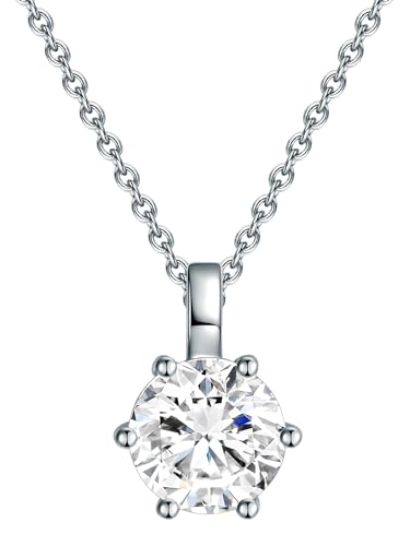 Trilani Damen Ankerkette aus 925/- Sterling Silber mit Zirkonia im Brillantschliff Brautschmuck Halskette für Hochzeit Trilani Damen Ankerkette aus 925/- Sterling Silber mit Zirkonia im Brillantschliff Brautschmuck Halskette für Hochzeit von Trilani