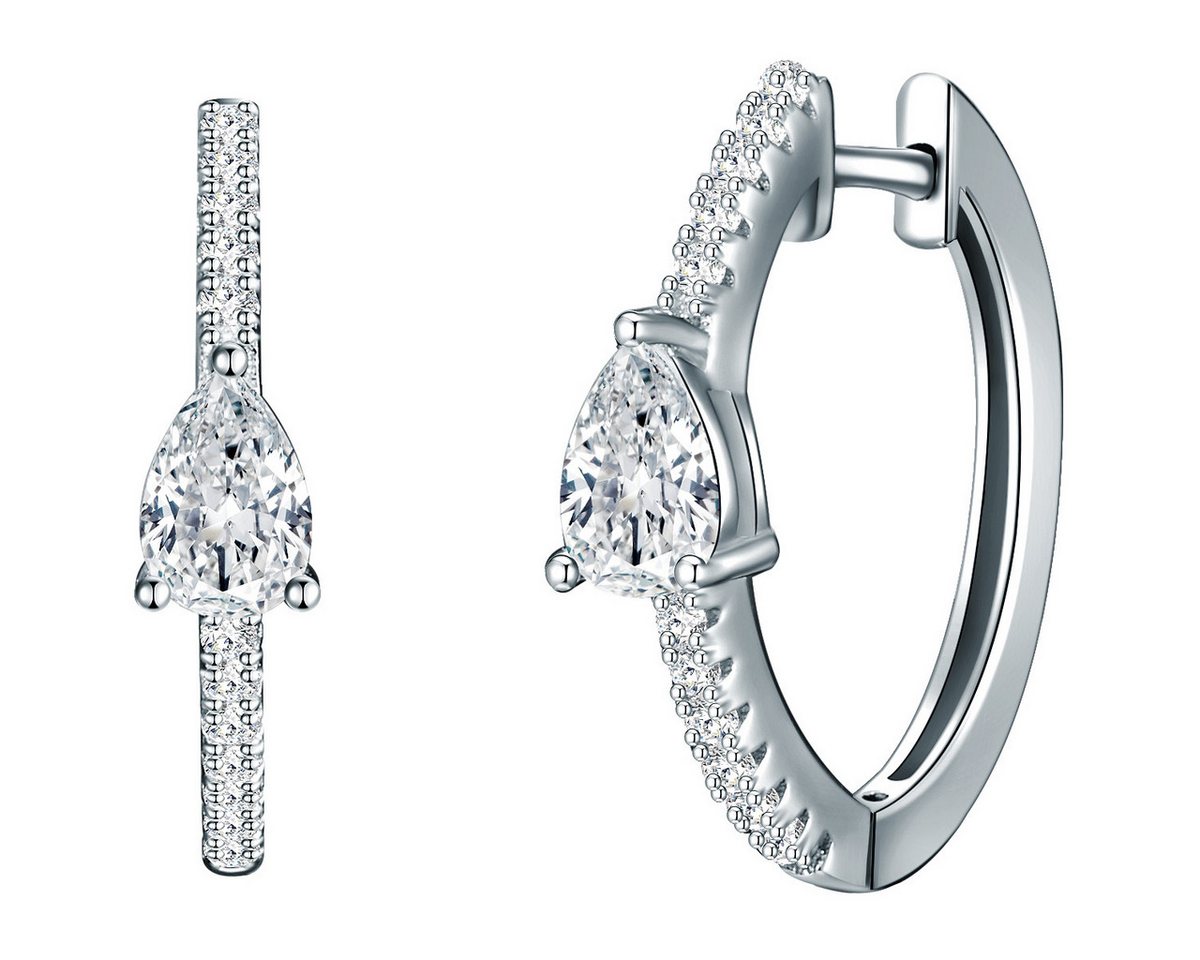 Trilani Paar Creolen Set: TR265 (2-tlg), aus Sterling Silber von Trilani