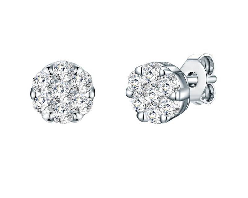 Trilani Paar Ohrstecker Set: TR250 (2-tlg), aus Sterling Silber von Trilani