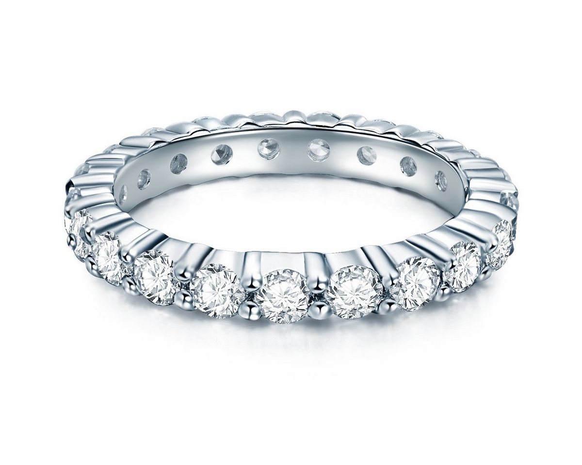 Trilani Silberring silber, mit Zirkonia im Brillant-Look von Trilani