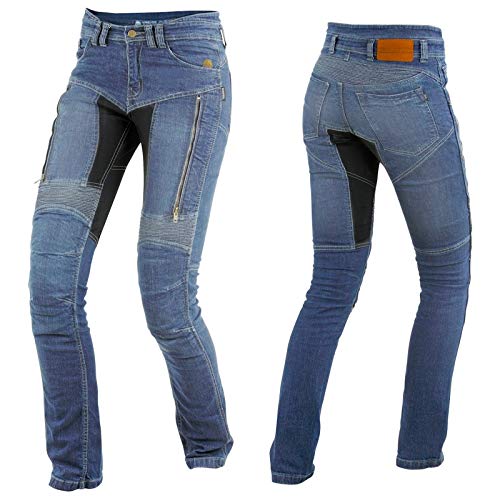 Trilobite Damen Motorradjeans Parado, Blau, L32, 34/50, 3066134 von Trilobite