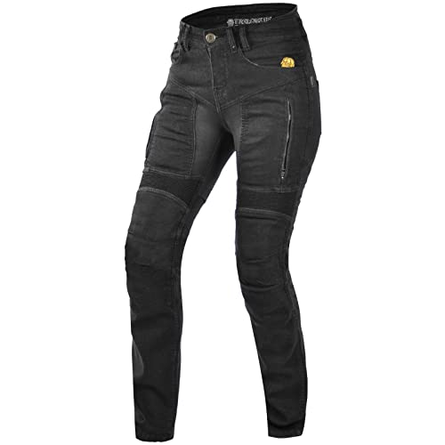 Trilobite Damen Parado Slim Fit Version Jeans, Schwarz, 34W von Trilobite