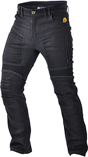 Trilobite Herren Parado Slim Fit Version Jeans, Schwarz, 36W von Trilobite