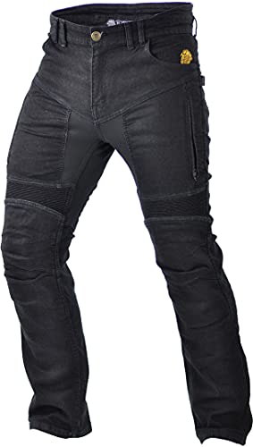 Trilobite Herren Parado Slim Fit Version Jeans, Schwarz, 44W von Trilobite