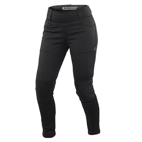 Trilobite Motorrad Leggings Motorradhose Textilhose Damen schwarz Long 34/Long von Trilobite