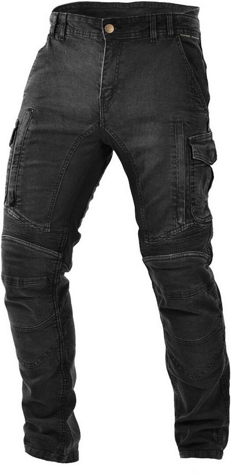 Trilobite Motorradhose Acid Scrambler 2.0 Monolayer Motorrad Jeans Knieprotektoren enthalten von Trilobite