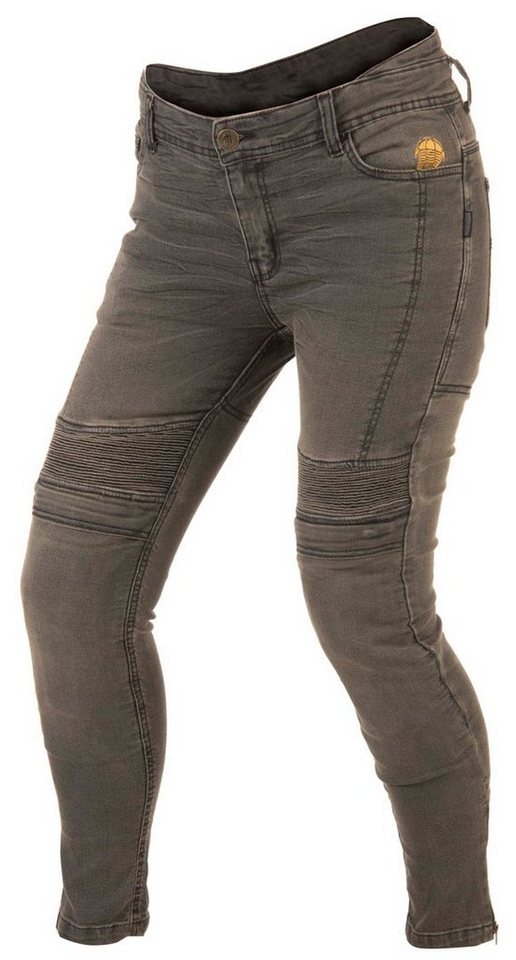 Trilobite Motorradhose Micas Urban Damen Motorrad Jeans Knieprotektoren enthalten von Trilobite
