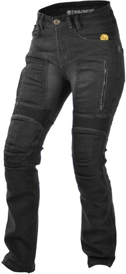 Trilobite Motorradhose Parado Doublelayer Damen Motorrad Jeans Knieprotektoren enthalten von Trilobite