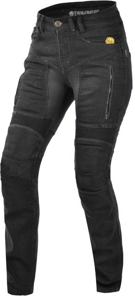 Trilobite Motorradhose Parado Slim Damen Motorradjeans Knieprotektoren enthalten von Trilobite