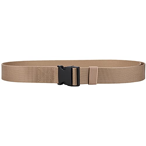 Trimming Shop Nylon Webbing Gürtel im Military-Stil, 3,5 cm Canvas-Gürtel mit Schnellverschluss-Kunststoffschnalle, Combat Webbing Belt für Cargo Pants, Tactical Belt for Military Wear, Outdoor Sports von Trimming Shop