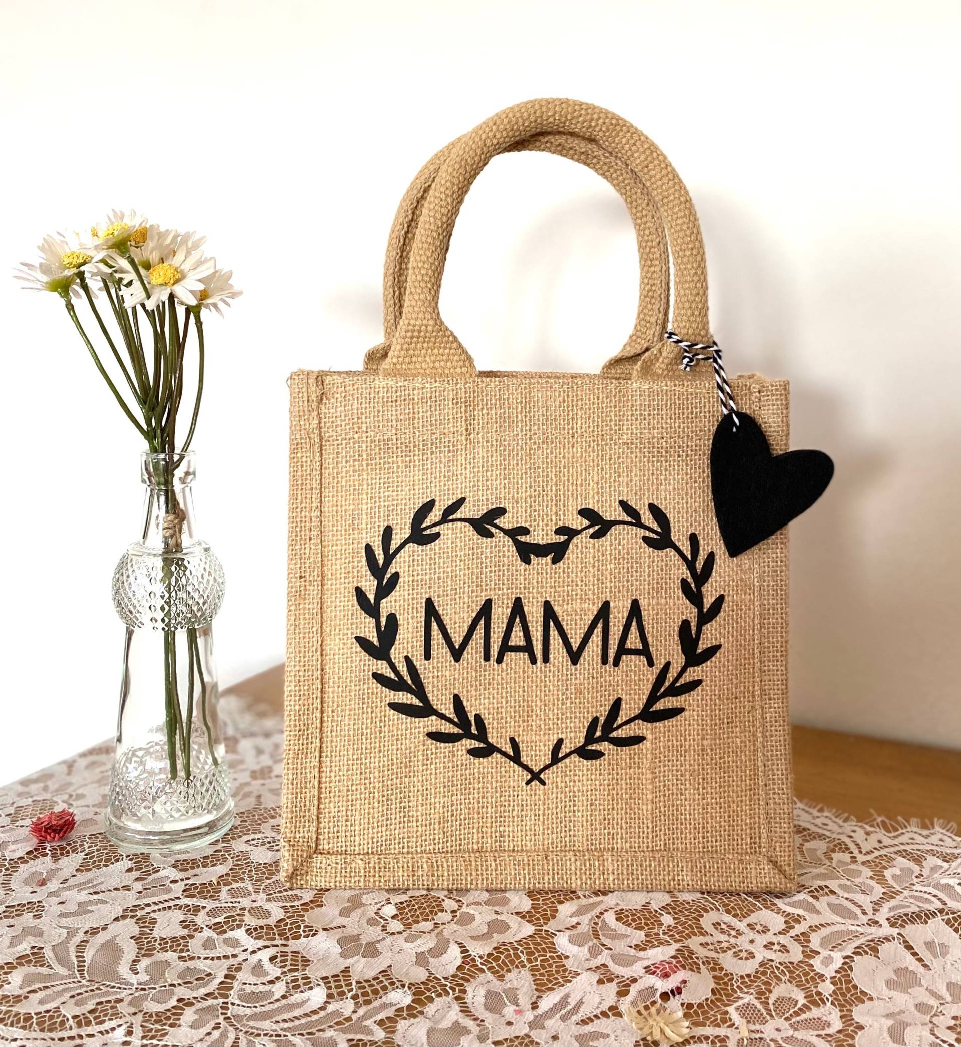 Jutetasche/Tasche Mit Namen Personalisiert Geschenk Muttertag Geschenkidee von TrinchensWERKELEI