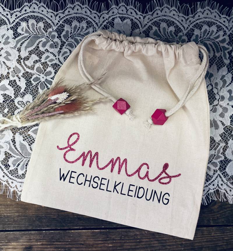 Wechselkleidung/Beutel Mit Namen Personalisiert Für Den Kindergarten von TrinchensWERKELEI