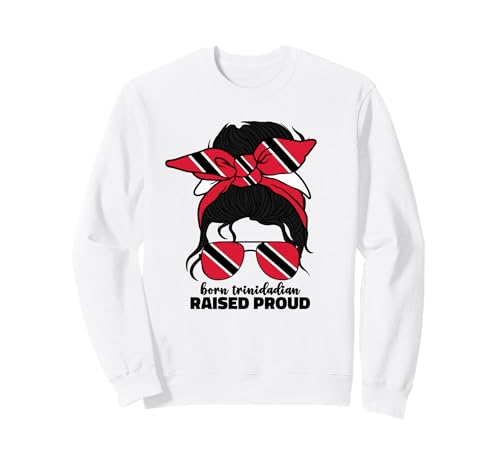 Trinidadisches Mädchen für Damen Trini-Flagge von Trinidad und Tobago Sweatshirt Trinidadisches Mädchen für Damen Trini-Flagge von Trinidad und Tobago Sweatshirt von Trini Trinidad and Tobago Flag Apparel Co.