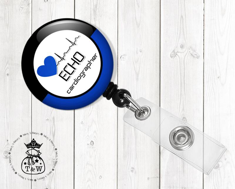 Geo Sport Geokardiographie Einziehbarer Ausweishalter | Wimpel Hase Für Logo Geo Sport Geokardiographie Einziehbarer Ausweishalter | Wimpel Hase Für Logo von TrinketsAndWhimsies