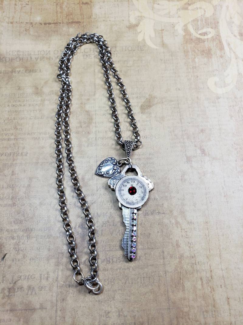 steampunk Halskette, Skelett Schlüssel Halskette/steampunk Kostüm steampunk Halskette, Skelett Schlüssel Halskette/steampunk Kostüm von TrinketsThroughTime