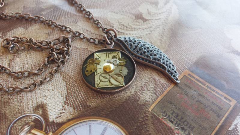 steampunk Halskette/steampunk Schmuck/steampunk Kostüm von TrinketsThroughTime