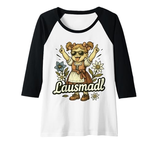 Damen Party Lederhosn Dirndl Ersatz Trinkspruch Lustig Oktoberfest Raglan Damen Party Lederhosn Dirndl Ersatz Trinkspruch Lustig Oktoberfest Raglan von Trinksprüche Party Shirt Lustig Oktoberfest Tracht