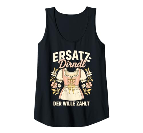 Damen Party Lederhosn Dirndl Ersatz Trinkspruch Lustig Oktoberfest Tank Top Damen Party Lederhosn Dirndl Ersatz Trinkspruch Lustig Oktoberfest Tank Top von Trinksprüche Party Shirt Lustig Oktoberfest Tracht