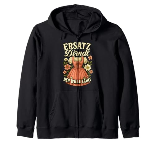 Party Lederhosn Dirndl Ersatz Trinkspruch Lustig Oktoberfest Kapuzenjacke Party Lederhosn Dirndl Ersatz Trinkspruch Lustig Oktoberfest Kapuzenjacke von Trinksprüche Party Shirt Lustig Oktoberfest Tracht