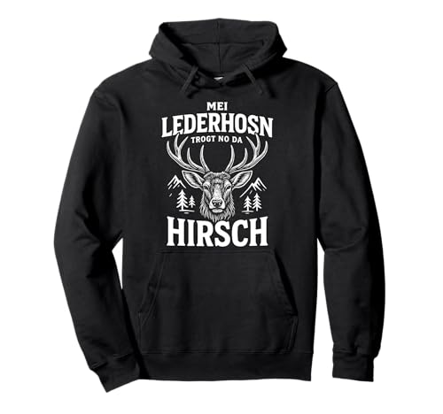Party Lederhosn Dirndl Ersatz Trinkspruch Lustig Oktoberfest Pullover Hoodie von Trinksprüche Party Shirt Lustig Oktoberfest Tracht