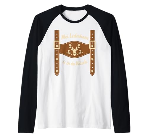 Party Lederhosn Dirndl Ersatz Trinkspruch Lustig Oktoberfest Raglan Party Lederhosn Dirndl Ersatz Trinkspruch Lustig Oktoberfest Raglan von Trinksprüche Party Shirt Lustig Oktoberfest Tracht