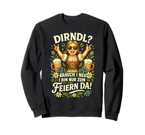 Party Lederhosn Dirndl Ersatz Trinkspruch Lustig Oktoberfest Sweatshirt Party Lederhosn Dirndl Ersatz Trinkspruch Lustig Oktoberfest Sweatshirt von Trinksprüche Party Shirt Lustig Oktoberfest Tracht