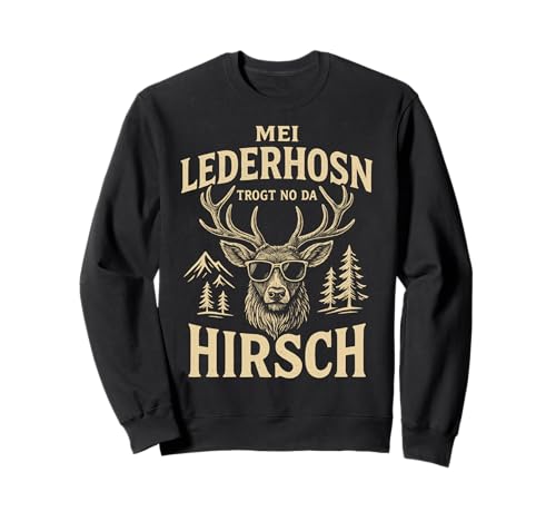 Party Lederhosn Dirndl Ersatz Trinkspruch Lustig Oktoberfest Sweatshirt von Trinksprüche Party Shirt Lustig Oktoberfest Tracht