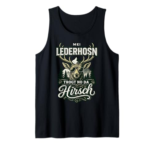 Party Lederhosn Dirndl Ersatz Trinkspruch Lustig Oktoberfest Tank Top von Trinksprüche Party Shirt Lustig Oktoberfest Tracht