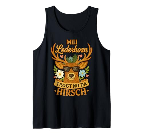 Party Lederhosn Dirndl Ersatz Trinkspruch Lustig Oktoberfest Tank Top von Trinksprüche Party Shirt Lustig Oktoberfest Tracht