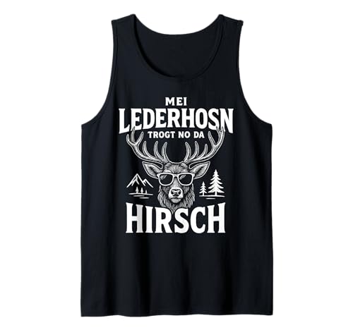 Party Lederhosn Dirndl Ersatz Trinkspruch Lustig Oktoberfest Tank Top von Trinksprüche Party Shirt Lustig Oktoberfest Tracht