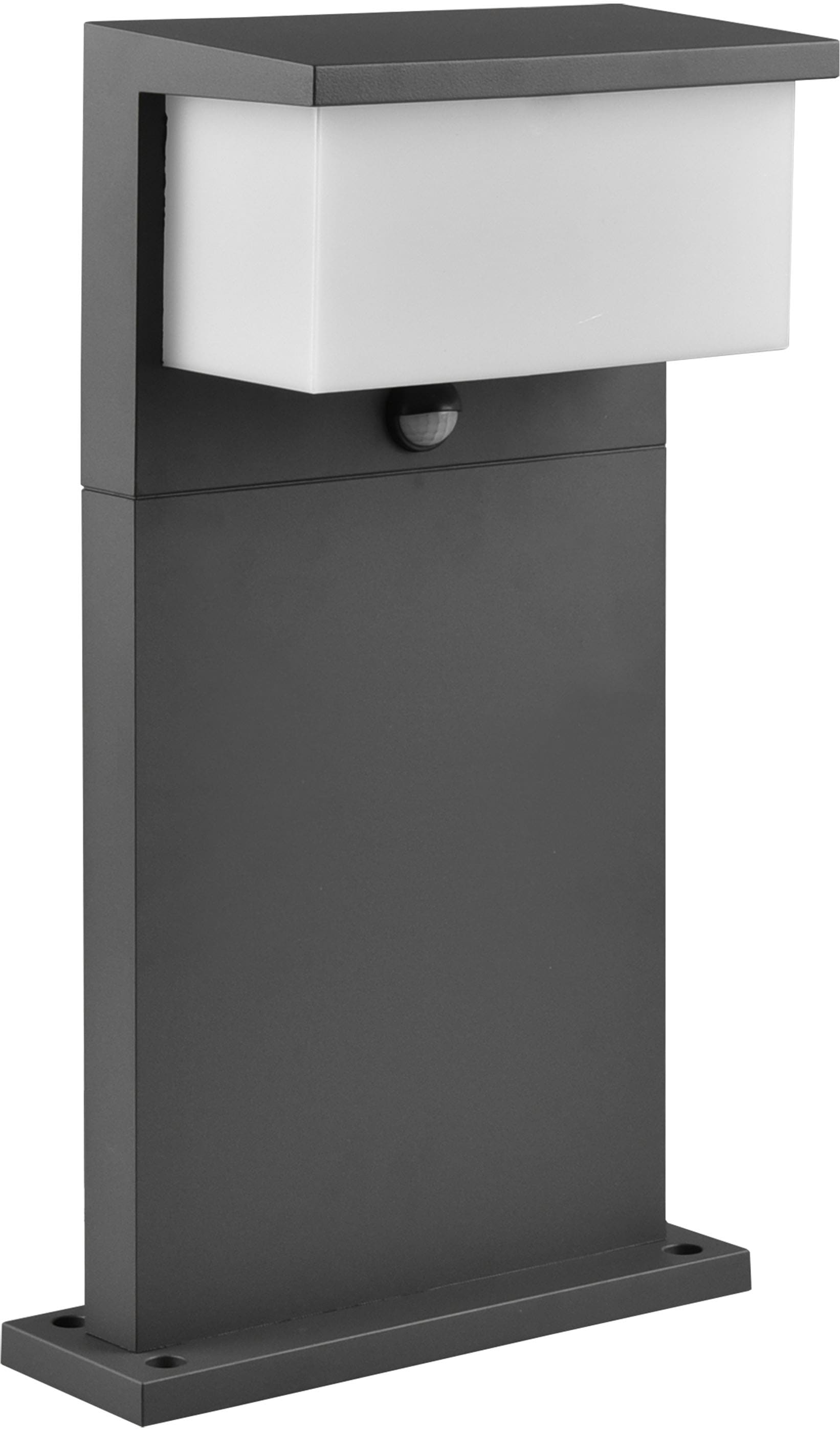 TRIO Leuchten LED Außen-Stehlampe "NESTOS, kleine LED Outdoor Stehleuchte Garten Höhe45cm Bewegungsmelder" LED-Board 1 Stk. Warmweiß LED warmweiß 3000K, 1300 Lumen, IP54 Pollerleuchte Terrasse Garten von Trio Leuchten