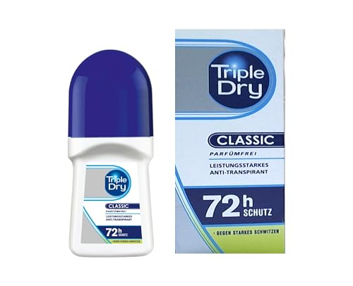 Triple Dry Women 72 hours Advanced Protection Anti-Perspirant Quick Dry Roll-On 50ml von Triple Dry