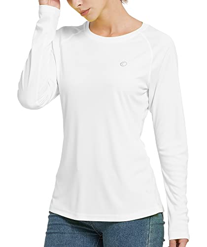 Damen UPF 50+ UV Sonnenschutz Shirt Wandern Shirts Langarm Laufshirt für Outdoor Sport Surfen Running,Yoga,Pilates,Homewear-Shirt von Triple Moon