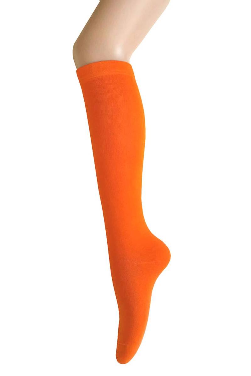 Frauen Und Mädchen Velma Orange Farbe Kniehohe Halloween Cosplay Party Events Kostüm Tube Kleid Socken von Triplemplus